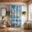 Rideau de douche standard 1 pièce Vivid Marine Art-1625984783