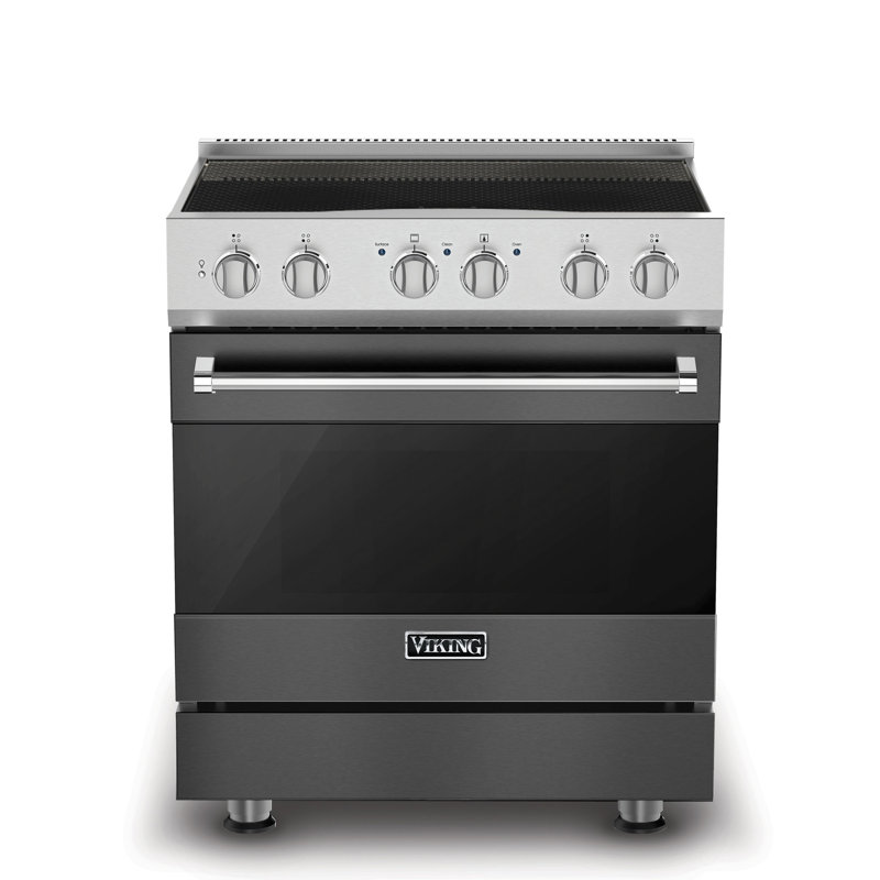 30" Induction Range, Damascus Gray