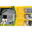 Big Dog House avec plancher imperméable - Garde l'intérieur des animaux de compagnie en bois massif gris sec à la décoloration et aux dommages