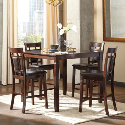 Leger 5 Piece Counter Height Dining Set by Millwood Pines