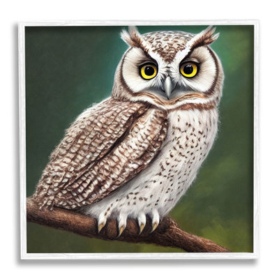 Hibou aux yeux jaunes, giclée d'art par Alpenglow, atelier