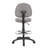 Jea Drafting Stool Chair, Gray Tweed, Contoured Back And Footring-118318981