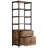 Jayger Industrial Bookcase with File Cabinet Drawers-2061042476-2059546082
