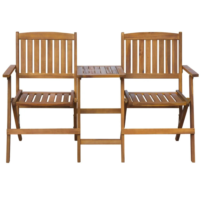 Solid Wood Acacia Outdoor Bench