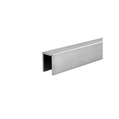 FHC CRVG1SKBS 1 "x 1-5 / 16" Ensemble de rails de 12 po pour V-Cut - Acier inoxydable brossé