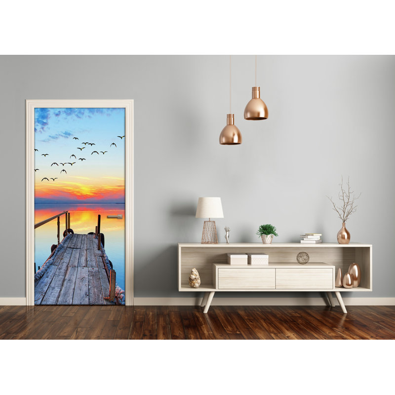Boardwalk Door Decal