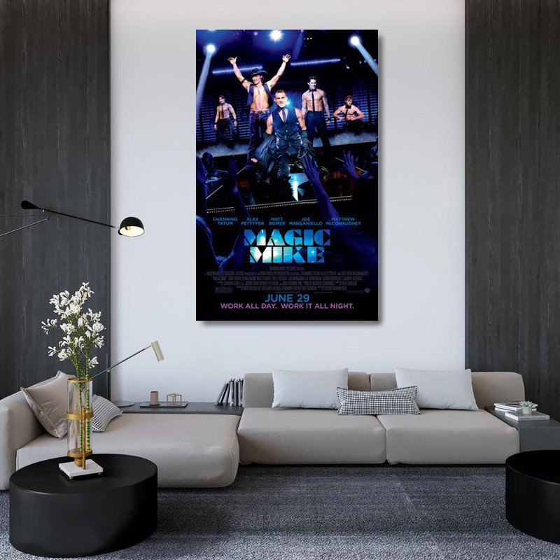 Magic Mike, 48" H x 30" W