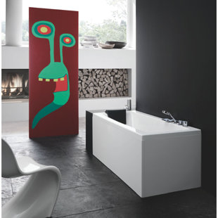 Eden 66.95'' x 27.55'' Freestanding Soaking Acrylic Bathtub