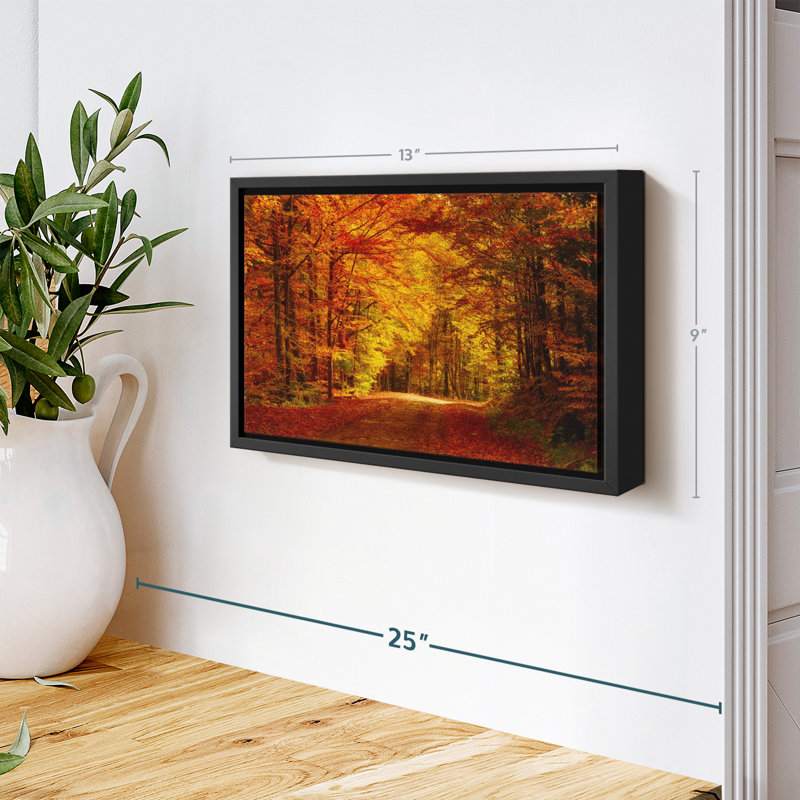 «Forest Autumn Trees Wall Art», H 13 po x l 9 po