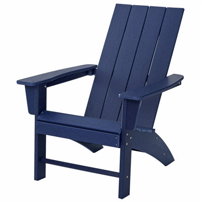 Chirokitia High-Density Polyethylene Adirondack Chair Oversized Patio Chair
