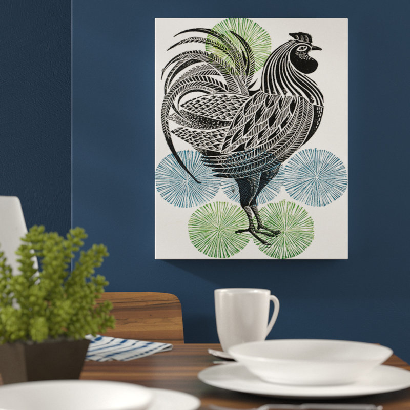 Cockerel by Amanda Colville - No Frame Print, Canvas