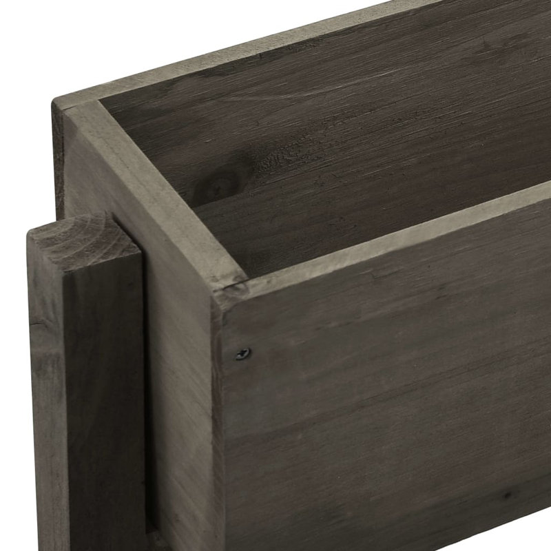 Jardinière pliante en pot massif, Gris