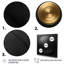 Vinyle noir et doré Serenade II - Disque vinyle décoratif mural-418014073-447971922-447971925