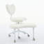 Chaise plus, pieds croisés avec roulettes, chaise, support lombaire de tabouret réglable, version améliorée, assise confortable toute la journée convenant à la maison et au bureau-917953238-917953239