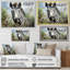 Zebra Stripes In Jungle, reproduction d'art sur toile-388493576-388493555