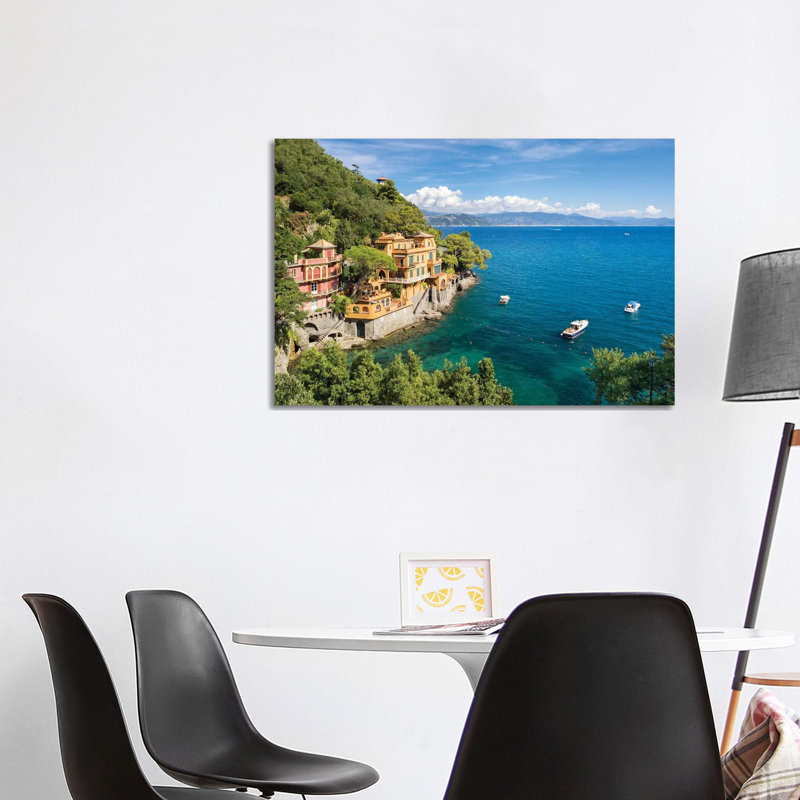 Baia Cannone Near Portofino, Liguria, Italy by Jan Becke - Wrapped Canvas Print, 101.6 cm H x 66.04 cm W x 3.175 cm D