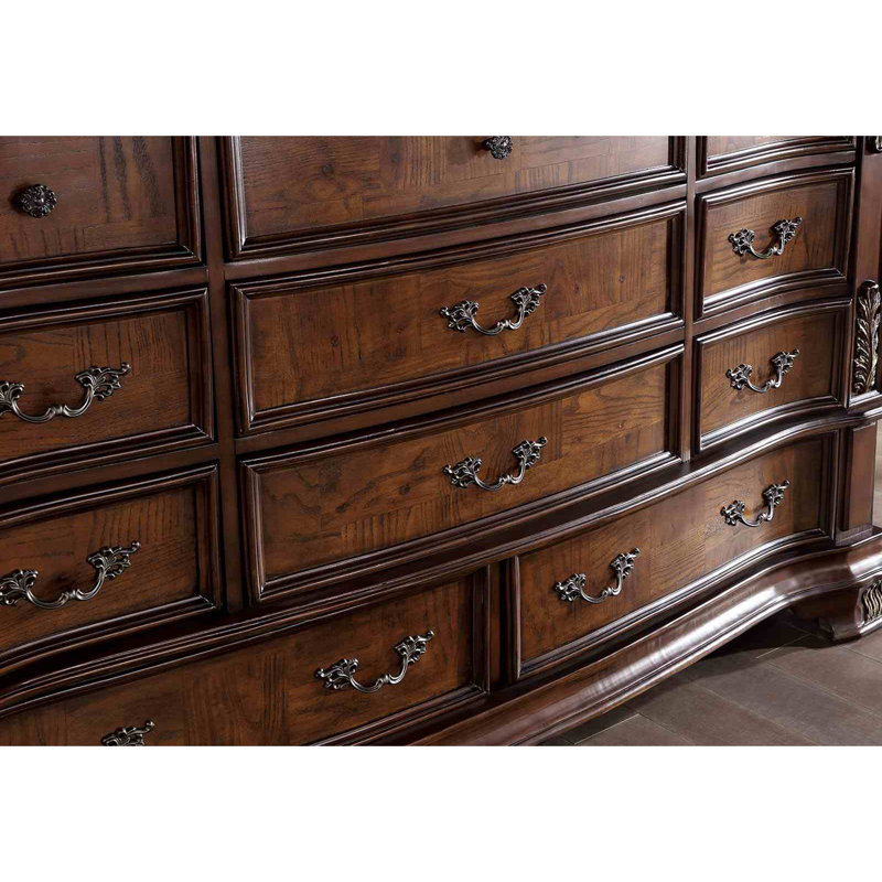 67.6'' W 11 - Drawer Chest, Brown Cherry