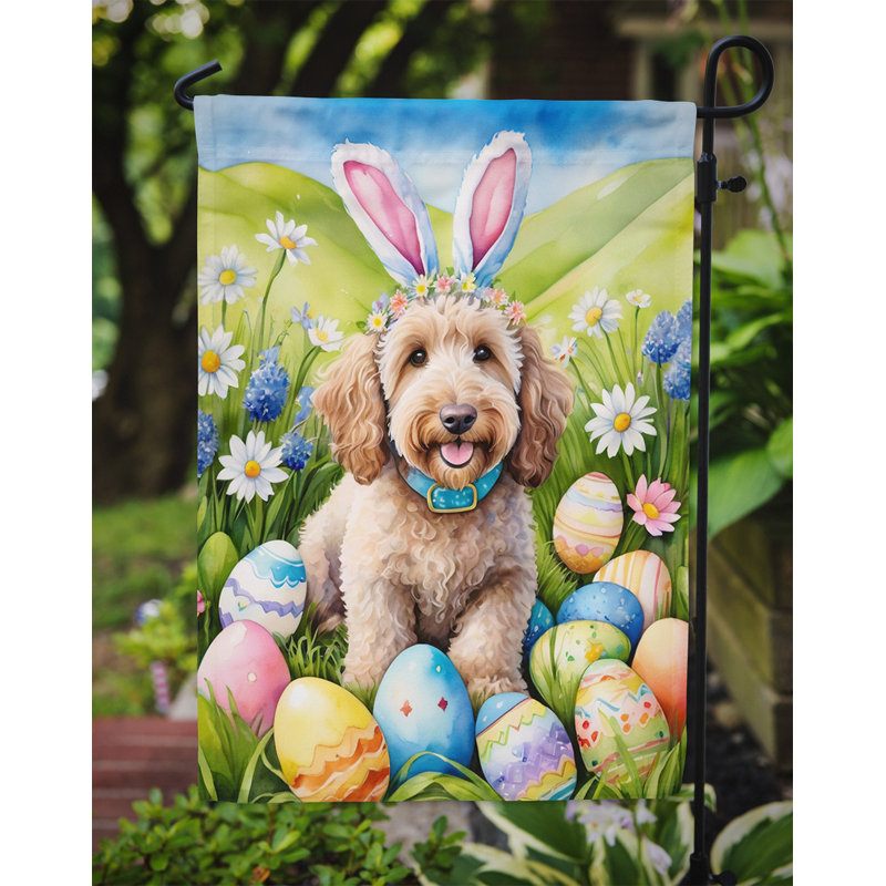 Easter Egg Hunt Double Sided 15.5'' H x 11.25'' W Polyester Easter Garden Flag
