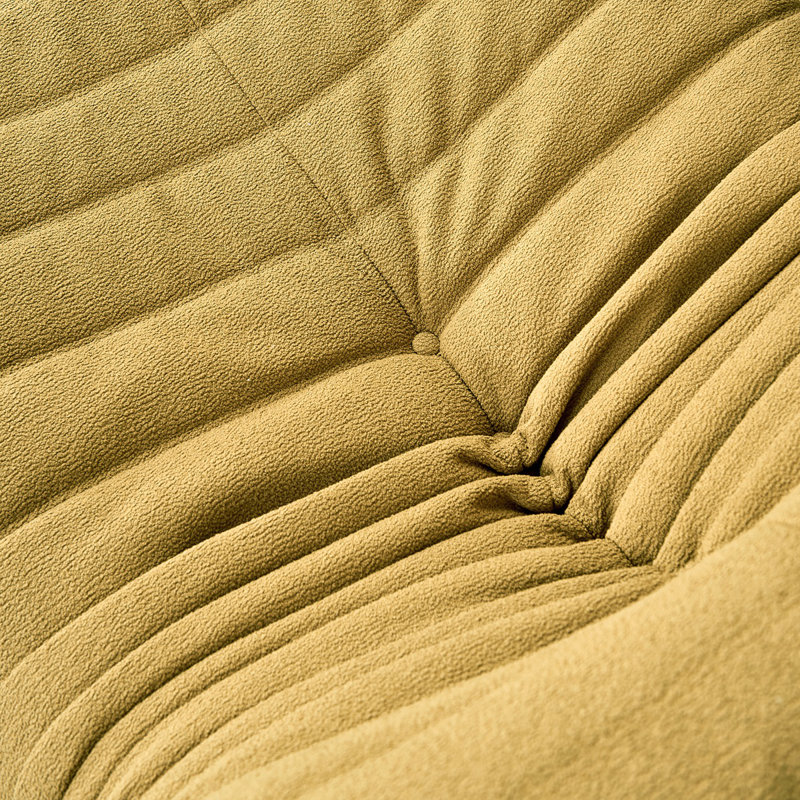 Fauteuil à billes Teddy, Peluche jaune