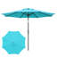 Parasol de marché 120 po, octogonal, turquoise-1047038473-1041698631
