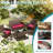 3-Piece Outdoor  Cushion  Covers Set(1 Big Cover+2 Small Covers), Covers Only-125319852