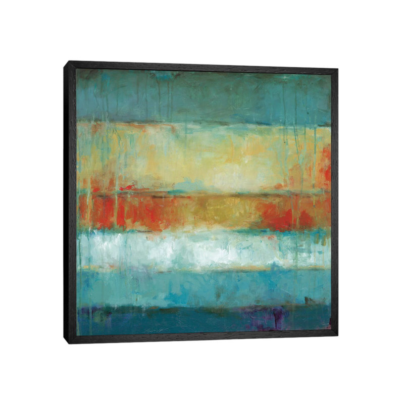 Color Block by Wani Pasion - Gallery-Wrapped Canvas Giclée on Canvas, Black Floater Frame, 93.98 cm H x 93.98 cm W