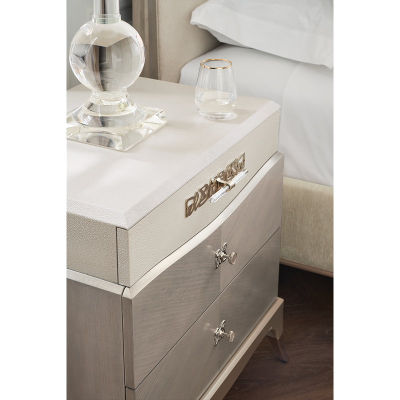 3 - Drawer Solid Wood Nightstand