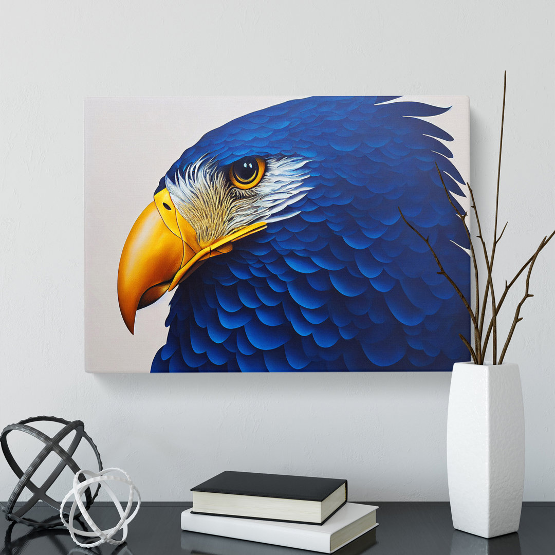 Unique Eagle Bird - Wrapped Canvas
