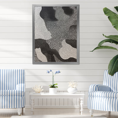 «Gray Abstract Corals VI», reproduction sur toile