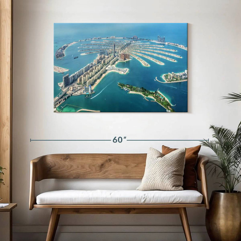 Nicci Palm Jumeirah d'en haut, H 30 po x l 45 po