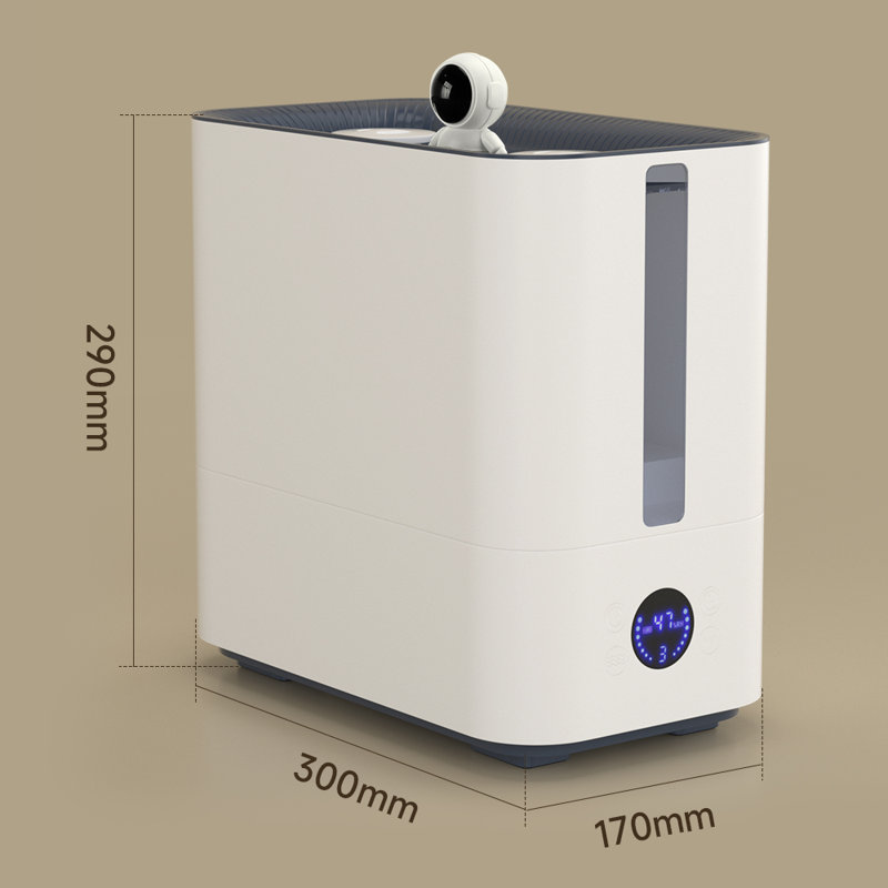 Nano humidificateur 9,8 L, longue durée, faible bruit et arrêt automatique