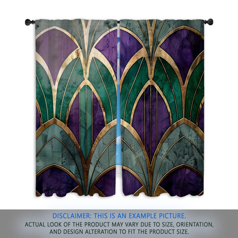 Paire de rideaux obscurcissant en polyester Alero, L 20 po x L 82 po