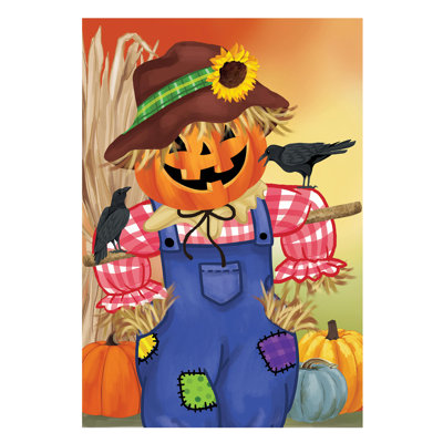 Drapeau Jack The Scarecrow Burlap House