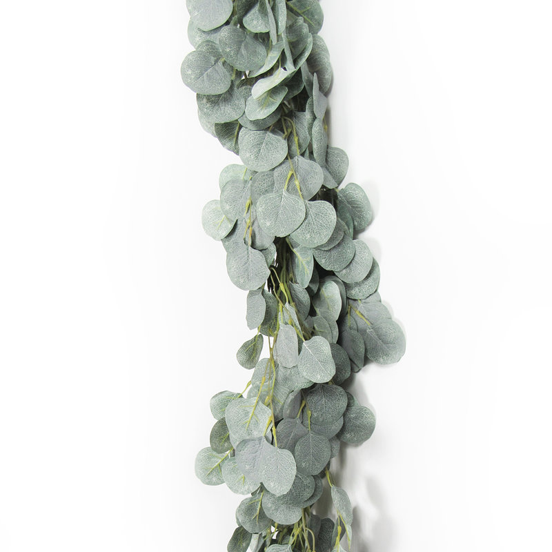 Guirlande 6 "en argent givré Eucalyptus