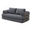 Boneless Convertible Sofa Bed, Folding Floor Couch With Corduroy Fabric And Pillows, Multi-Functional For Living Room And Bedroom-1655025647