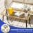  2-Piece All-Weather Rattan Conversation Loveseat Chairs Set