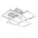 Radium 28-in Integrated LED Rectangular ETL Certified Semi Flush Ceiling Light