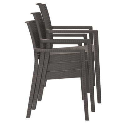 Hela Stacking Patio Dining Armchair