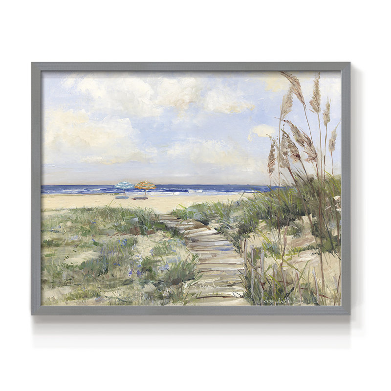 Summer Seas -Framed Print - Restickable