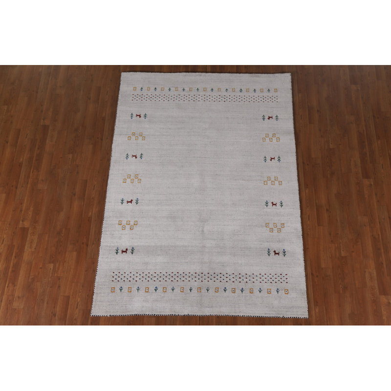 Tapis oriental tribal Gabbeh 5 x 8