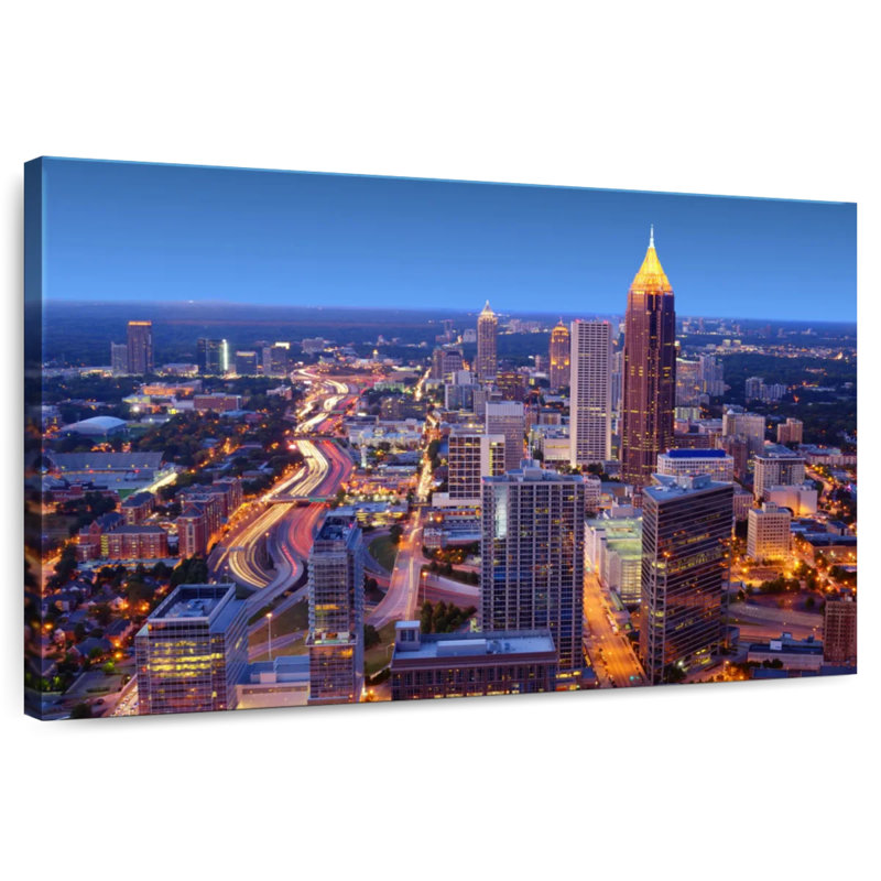 Sirci Atlanta Nightscape, H 32 po x l 48 po