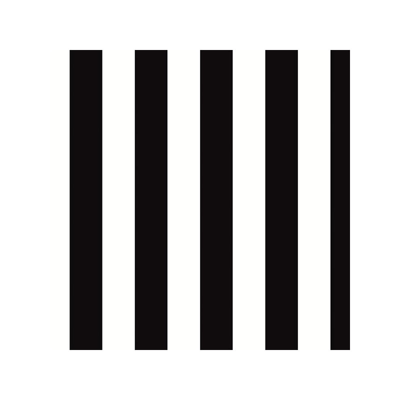 Striped Roll, Black/White