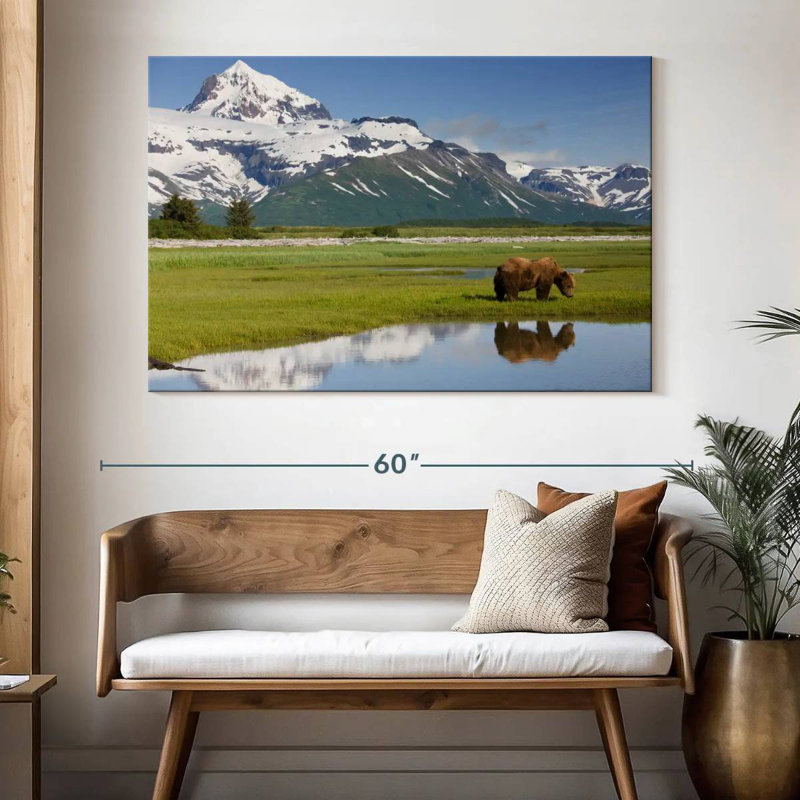 Grizzly Alvord Katmai, H 34 po x l 51 po