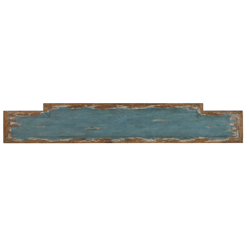 Sanctuary 72" Console Table, Antique Steel Blue