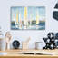 «Horizon with Red» par Julia Purinton, art mural en verre acrylique-1711846025
