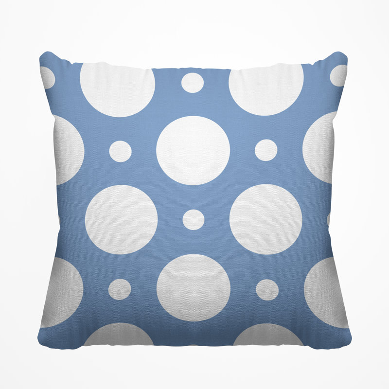 Housse et insert de coussin extérieur carré Fisk, H 17 po x l 17 po, Pervenche