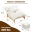 Chaise longue surdimensionnée rembourrée-675594726