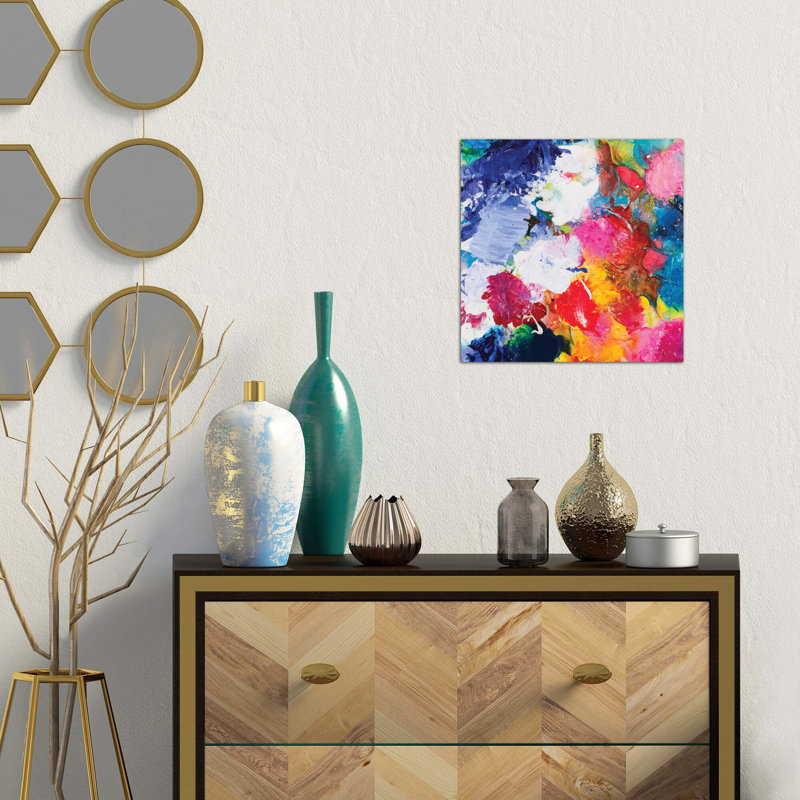 Beautiful Accidents V - Wrapped Canvas Painting, 66.04 cm H x 66.04 cm W x 1.91 cm D