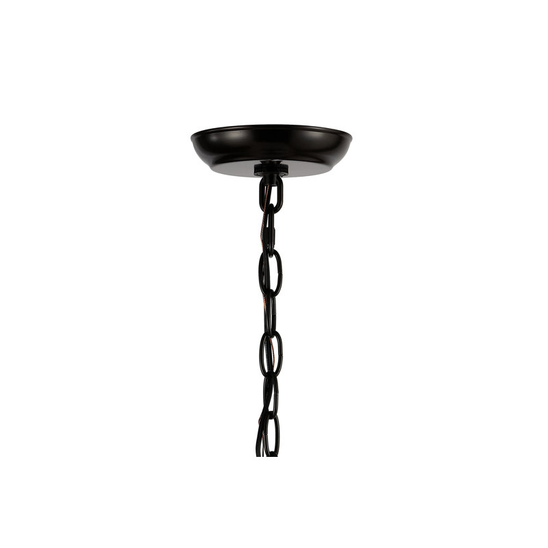Joanie 1 - Light Pendant, Oil Rubbed Bronze, Gray Mercury