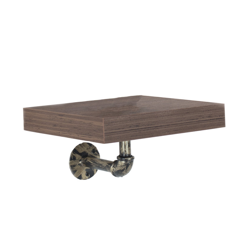 Wakefield Wall Shelf Kit, with pipe effect brackets